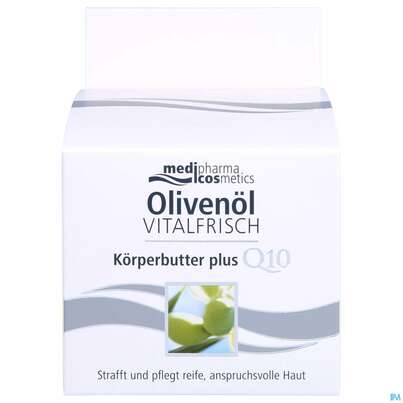 Sie sehen eine Packung Oliven Oel Dr.theiss Vitalfrisch Koerperbutter 200ml, Produktbild: 01 Oliven Oel Dr.theiss Vitalfrisch Koerperbutter 200ml, A-Nr.: 3090587 - 01