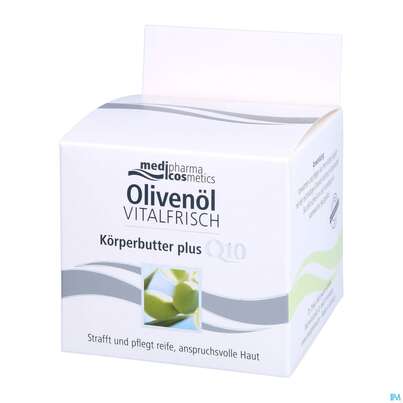 Sie sehen eine Packung Oliven Oel Dr.theiss Vitalfrisch Koerperbutter 200ml, Produktbild: 06 Oliven Oel Dr.theiss Vitalfrisch Koerperbutter 200ml, A-Nr.: 3090587 - 06