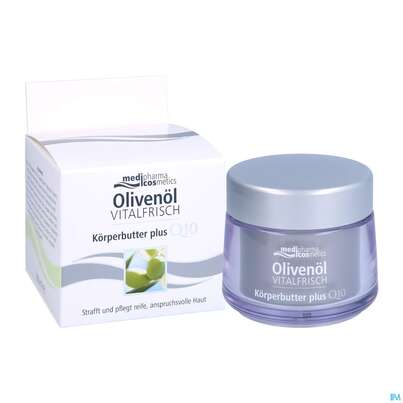 Sie sehen eine Packung Oliven Oel Dr.theiss Vitalfrisch Koerperbutter 200ml, Produktbild: 09 Oliven Oel Dr.theiss Vitalfrisch Koerperbutter 200ml, A-Nr.: 3090587 - 09