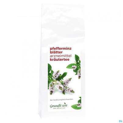 Sie sehen eine Packung Pfefferminz Blaetter Tee Gewusst Wie 40g, Produktbild: 01 Pfefferminz Blaetter Tee Gewusst Wie 40g, A-Nr.: 5443363 - 01