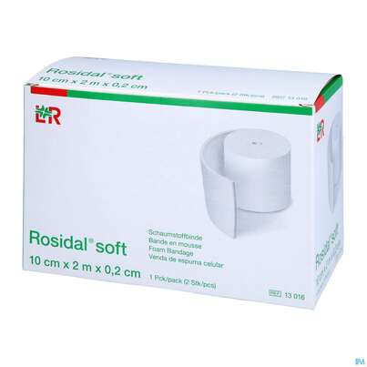 Rosidal Soft Schaumstoffbinde 2,0mx 10cmx 0,2cm 2st, A-Nr.: 2832012 - 04