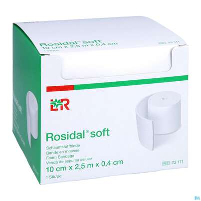 Rosidal Soft Schaumstoffbinde 2,5mx 10cmx 0,4cm 1st, A-Nr.: 2713299 - 03