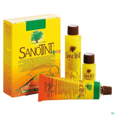 Sie sehen eine Packung Sanotint Light Sensitive Nr 76 Amber Blond 125ml, Produktbild: 01 Sanotint Light Sensitive Nr 76 Amber Blond 125ml, A-Nr.: 3988012 - 01