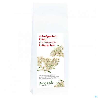 Sie sehen eine Packung Scharfgarben Kraut Tee Gewusst Wie 75g, Produktbild: 01 Scharfgarben Kraut Tee Gewusst Wie 75g, A-Nr.: 5444061 - 01