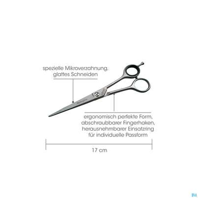 Scheren Canal Rostfrei Haarschere 17cm 1021- 1st, A-Nr.: 4881575 - 02