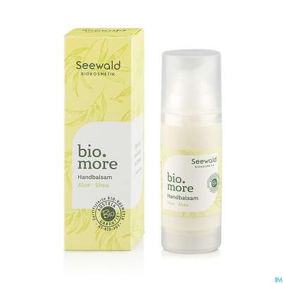 Sie sehen eine Packung Seewald Bio.more Handbalsam 50ml, Produktbild: 01 Seewald Bio.more Handbalsam 50ml, A-Nr.: 5379346 - 01