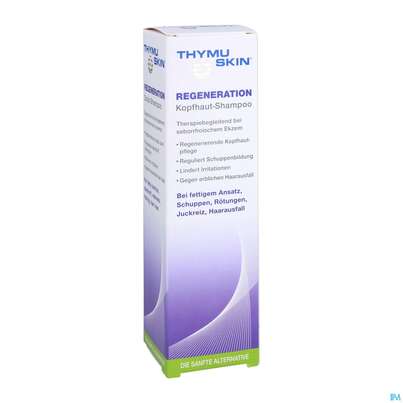 Sie sehen eine Packung Shampoon Thymuskin Regeneration 200ml, Produktbild: 03 Shampoon Thymuskin Regeneration 200ml, A-Nr.: 4934248 - 03