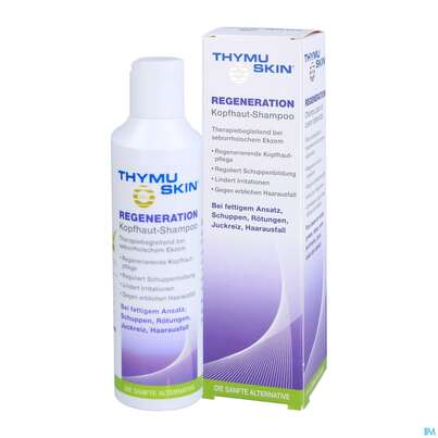 Sie sehen eine Packung Shampoon Thymuskin Regeneration 200ml, Produktbild: 04 Shampoon Thymuskin Regeneration 200ml, A-Nr.: 4934248 - 04