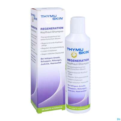 Sie sehen eine Packung Shampoon Thymuskin Regeneration 200ml, Produktbild: 05 Shampoon Thymuskin Regeneration 200ml, A-Nr.: 4934248 - 05