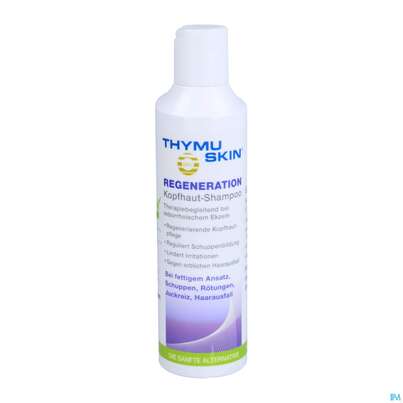 Sie sehen eine Packung Shampoon Thymuskin Regeneration 200ml, Produktbild: 06 Shampoon Thymuskin Regeneration 200ml, A-Nr.: 4934248 - 06
