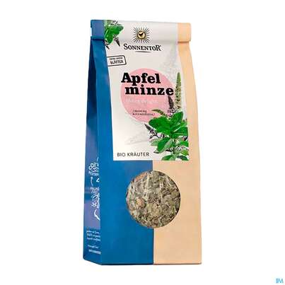 Sie sehen eine Packung Sonnentor Tee/bio Apfelminze Lose 00200 50g, Produktbild: 01 Sonnentor Tee/bio Apfelminze Lose 00200 50g, A-Nr.: 3573736 - 01