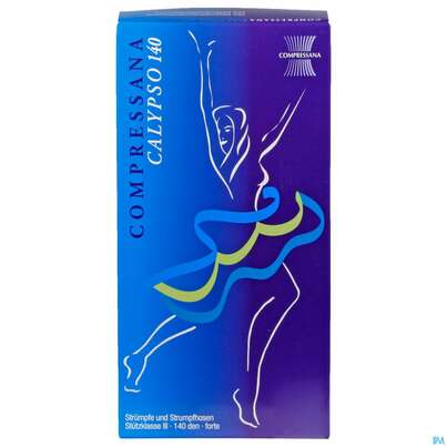 Sie sehen eine Packung Stuetzstruempfe Compressana Calypso Knie Stuetzklasse Iii Nachtblau 140 Gr I/xs 9015 2st, Produktbild: 01 Stuetzstruempfe Compressana Calypso Knie Stuetzklasse Iii Nachtblau 140 Gr I/xs 9015 2st, A-Nr.: 5088910 - 01
