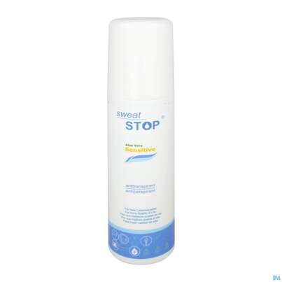 Sie sehen eine Packung Sweatstop Aloe Vera Koerperspray Sensitive Spray 9003 100ml, Produktbild: 01 Sweatstop Aloe Vera Koerperspray Sensitive Spray 9003 100ml, A-Nr.: 3200194 - 01