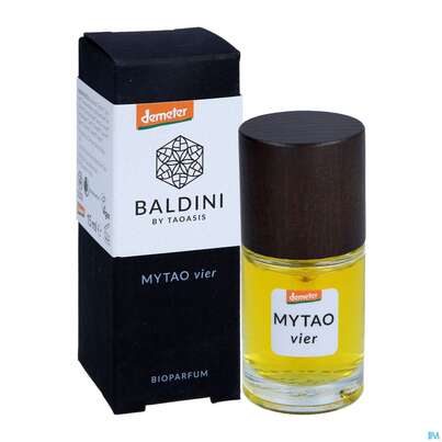 Sie sehen eine Packung Taoasis Naturparfum Mytao Vier Demeter 15ml, Produktbild: 05 Taoasis Naturparfum Mytao Vier Demeter 15ml, A-Nr.: 4109188 - 05