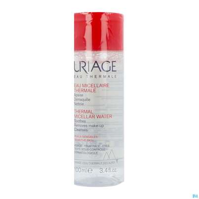 Sie sehen eine Packung Uriage Mizellenwasser Empfindliche Haut 100ml, Produktbild: 02 Uriage Mizellenwasser Empfindliche Haut 100ml, A-Nr.: 5618986 - 02