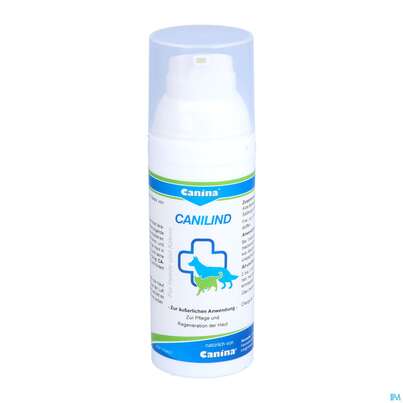 Sie sehen eine Packung Veterinaerprodukte Canilind Wundsalbe Hund 50ml, Produktbild: 01 Veterinaerprodukte Canilind Wundsalbe Hund 50ml, A-Nr.: 3239492 - 01