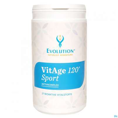 Sie sehen eine Packung Vitage 120 Pulver Sport Evolution 900g, Produktbild: 01 Vitage 120 Pulver Sport Evolution 900g, A-Nr.: 4541690 - 01