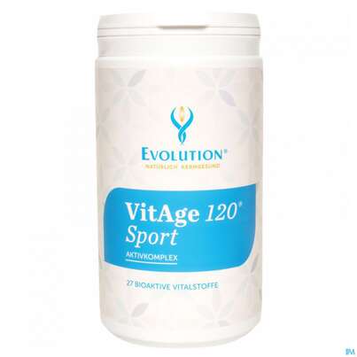 Sie sehen eine Packung Vitage 120 Pulver Sport Evolution 900g, Produktbild: 02 Vitage 120 Pulver Sport Evolution 900g, A-Nr.: 4541690 - 02