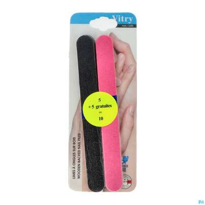 Sie sehen eine Packung Vitry 5er-set „amerikanische“ Feilen 1pc, Produktbild: 04 Vitry 5er-set „amerikanische“ Feilen 1pc, A-Nr.: 4633400 - 04