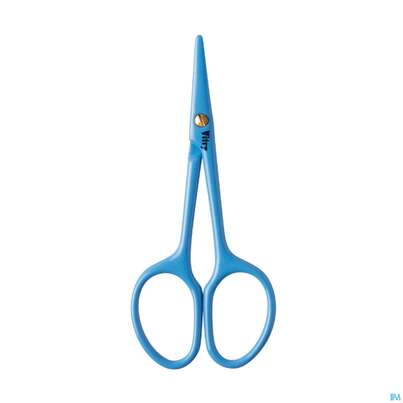 Sie sehen eine Packung Vitry Babynagelschere_blau 1pc, Produktbild: 05 Vitry Babynagelschere_blau 1pc, A-Nr.: 4627701 - 05