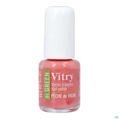 Sie sehen eine Packung Vitry Be Nagellack 62 Peche Vi Vgree 6ml, Produktbild: 01 Vitry Be Nagellack 62 Peche Vi Vgree 6ml, A-Nr.: 5455030 - 01