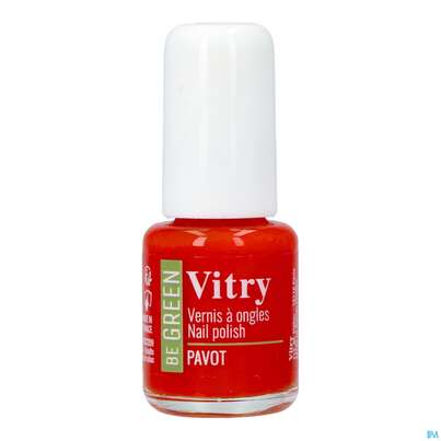 Sie sehen eine Packung Vitry Be Nagellack 69 Pavot Vgree 6ml, Produktbild: 01 Vitry Be Nagellack 69 Pavot Vgree 6ml, A-Nr.: 5455113 - 01