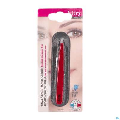 Vitry Farbige Zupfpinzette, Schräge Spitze_12 1pc, A-Nr.: 4627581 - 21