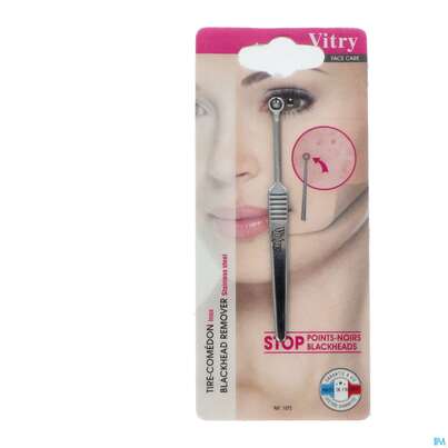 Sie sehen eine Packung Vitry Komedonenheber, Rostfrei 1pc, Produktbild: 04 Vitry Komedonenheber, Rostfrei 1pc, A-Nr.: 4627664 - 04