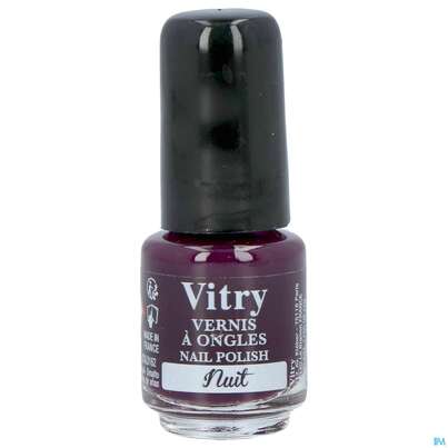 Sie sehen eine Packung Vitry Nagellacke : Nuit 4ml, Produktbild: 03 Vitry Nagellacke : Nuit 4ml, A-Nr.: 5177507 - 03