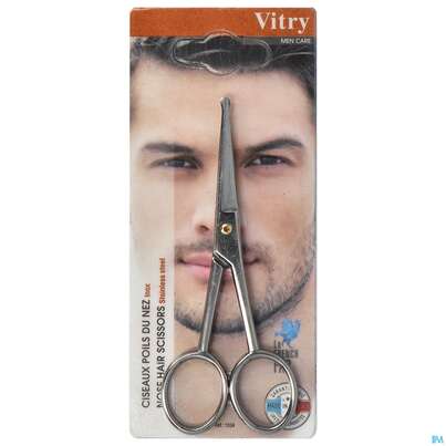 Sie sehen eine Packung Vitry Nasenhaarschere 1pc, Produktbild: 01 Vitry Nasenhaarschere 1pc, A-Nr.: 4628014 - 01