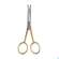 Sie sehen eine Packung Vitry Nasenhaarschere Inox Vergoldet 1pc, Produktbild: 01 Vitry Nasenhaarschere Inox Vergoldet 1pc, A-Nr.: 4633759 - 01