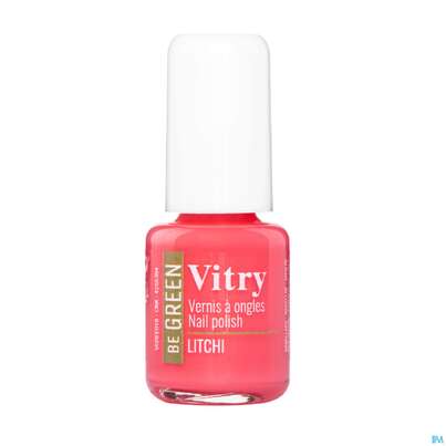 Sie sehen eine Packung Vitry Vitry Nagellacke: Be Green 016 Litchi 6ml, Produktbild: 03 Vitry Vitry Nagellacke: Be Green 016 Litchi 6ml, A-Nr.: 5396675 - 03