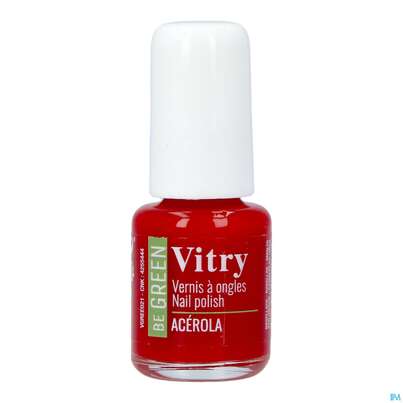 Sie sehen eine Packung Vitry Vitry Nagellacke: Be Green 021 Acerola 6ml, Produktbild: 02 Vitry Vitry Nagellacke: Be Green 021 Acerola 6ml, A-Nr.: 5396729 - 02