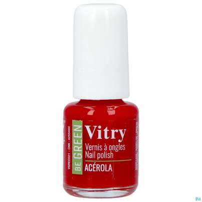 Sie sehen eine Packung Vitry Vitry Nagellacke: Be Green 021 Acerola 6ml, Produktbild: 03 Vitry Vitry Nagellacke: Be Green 021 Acerola 6ml, A-Nr.: 5396729 - 03
