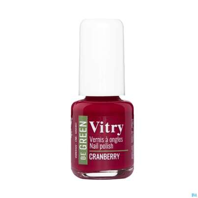 Sie sehen eine Packung Vitry Vitry Nagellacke: Be Green 022 Cranberry 6ml, Produktbild: 01 Vitry Vitry Nagellacke: Be Green 022 Cranberry 6ml, A-Nr.: 5396735 - 01
