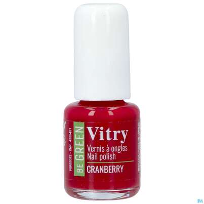 Sie sehen eine Packung Vitry Vitry Nagellacke: Be Green 022 Cranberry 6ml, Produktbild: 03 Vitry Vitry Nagellacke: Be Green 022 Cranberry 6ml, A-Nr.: 5396735 - 03
