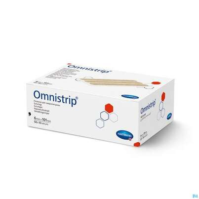 Sie sehen eine Packung Wundnahtstreifen Omnistrip Steril 6mmx 101mm 500st, Produktbild: 03 Wundnahtstreifen Omnistrip Steril 6mmx 101mm 500st, A-Nr.: 2368649 - 03