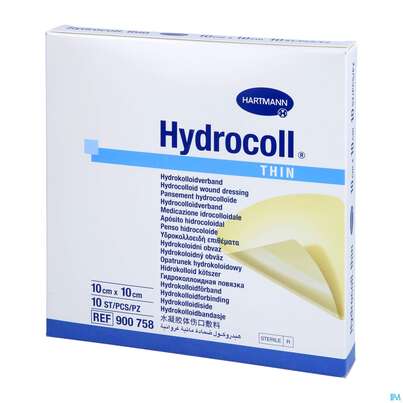 Wundverband Hydrocoll Thin 10x 10cm 10st, A-Nr.: 2219412 - 04
