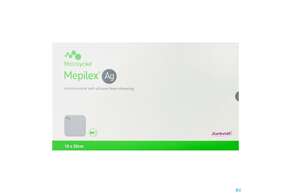 Wundverband Mepilex Silikon Ag 10x 20cm 5st, A-Nr.: 3627260 - 01