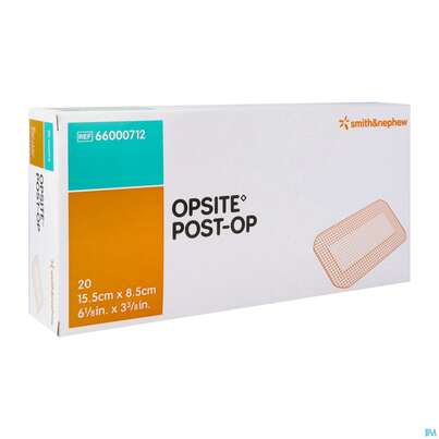 Wundverband Opsite Post-op 8,5x15,5cm 20st, A-Nr.: 1703241 - 02