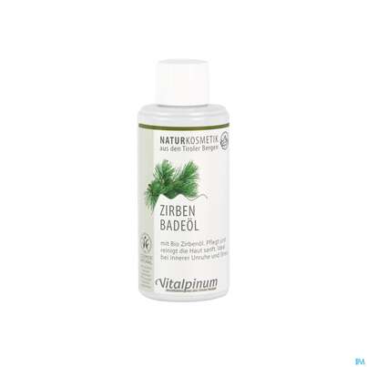 Sie sehen eine Packung Zirben Naturkosmetik Badeoel 150ml, Produktbild: 02 Zirben Naturkosmetik Badeoel 150ml, A-Nr.: 5733658 - 02