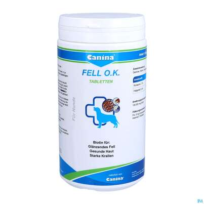 Veterinaerprodukte Canina Hunde Fell O.k. Tabl 1000g, A-Nr.: 3202419 - 01