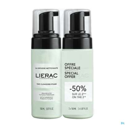 Lierac Cleanser/duo The Cleansing Foam 150ml 2st, A-Nr.: 5840236 - 01