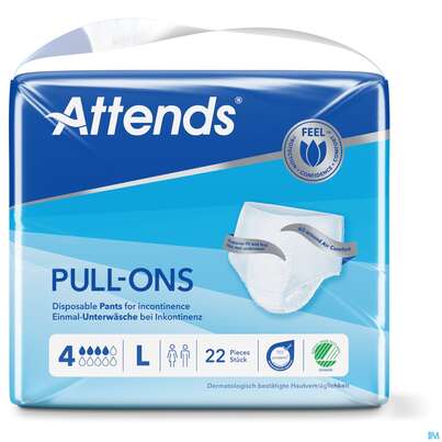 Inkontinenz Attends/pull-ons Pants/einmalhosen 4 Large 88st, A-Nr.: 5603714 - 02