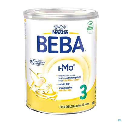 Sie sehen eine Packung Beba 3 Ab Dem 10. Monat 12577884 800g, Produktbild: 01 Beba 3 Ab Dem 10. Monat 12577884 800g, A-Nr.: 2220734 - 01