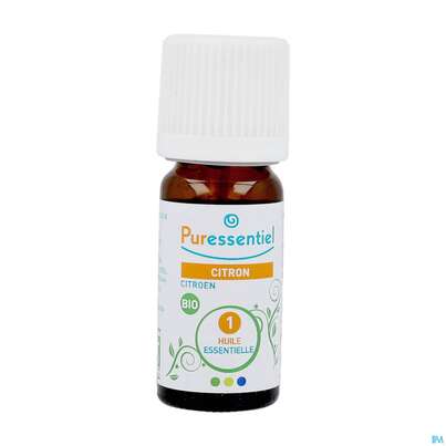 Sie sehen eine Packung Aetherische Oele Puressentiel/bio Zitrone 10ml, Produktbild: 04 Aetherische Oele Puressentiel/bio Zitrone 10ml, A-Nr.: 4934142 - 04