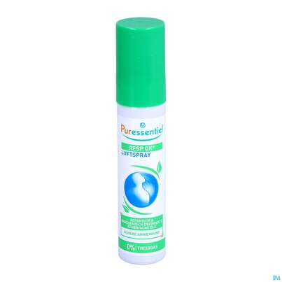 Sie sehen eine Packung Aetherische Oele Puressentiel Atemweg Luftspray 20ml, Produktbild: 06 Aetherische Oele Puressentiel Atemweg Luftspray 20ml, A-Nr.: 4876723 - 06