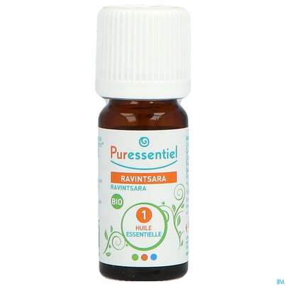 Sie sehen eine Packung Aetherische Oele Puressentiel/bio Ravintsara 5ml, Produktbild: 02 Aetherische Oele Puressentiel/bio Ravintsara 5ml, A-Nr.: 4934107 - 02