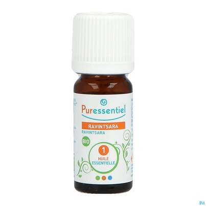 Sie sehen eine Packung Aetherische Oele Puressentiel/bio Ravintsara 5ml, Produktbild: 06 Aetherische Oele Puressentiel/bio Ravintsara 5ml, A-Nr.: 4934107 - 06