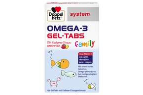 Doppelherz system OMEGA-3 family Gel-Tabs zum Kauen, A-Nr.: 5886178 - 01